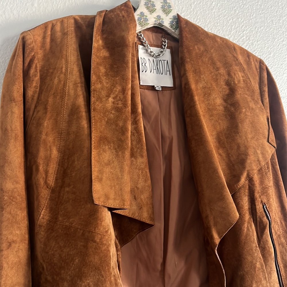 Suede Moto Jacket - Picture 2 of 8